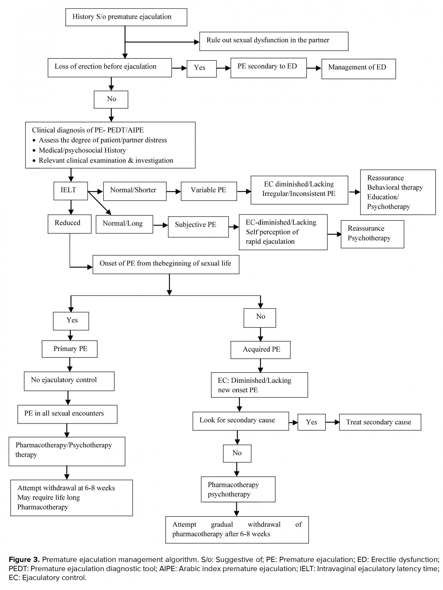 Premature ejaculation current concepts in the management A